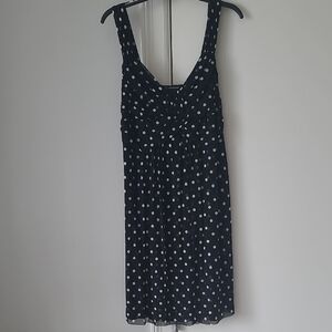 INC International Concepts Black and White Polka Dot Dress